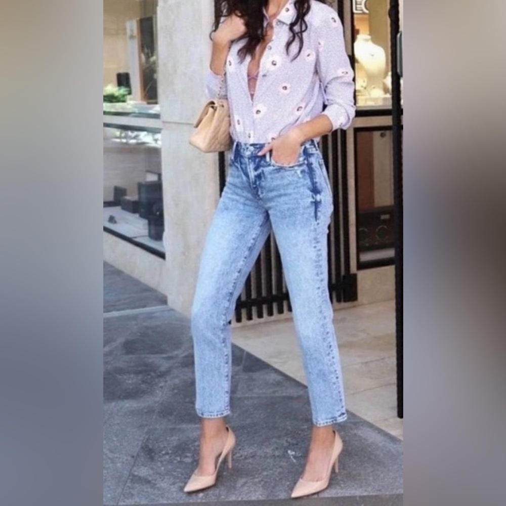 Frame Denim Le High Straight - Lombard